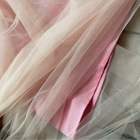 J.Crew NWT pink sorbet ribbon waist tulle ankle length skirt *shop@iamwarrior - Picture 13 of 16